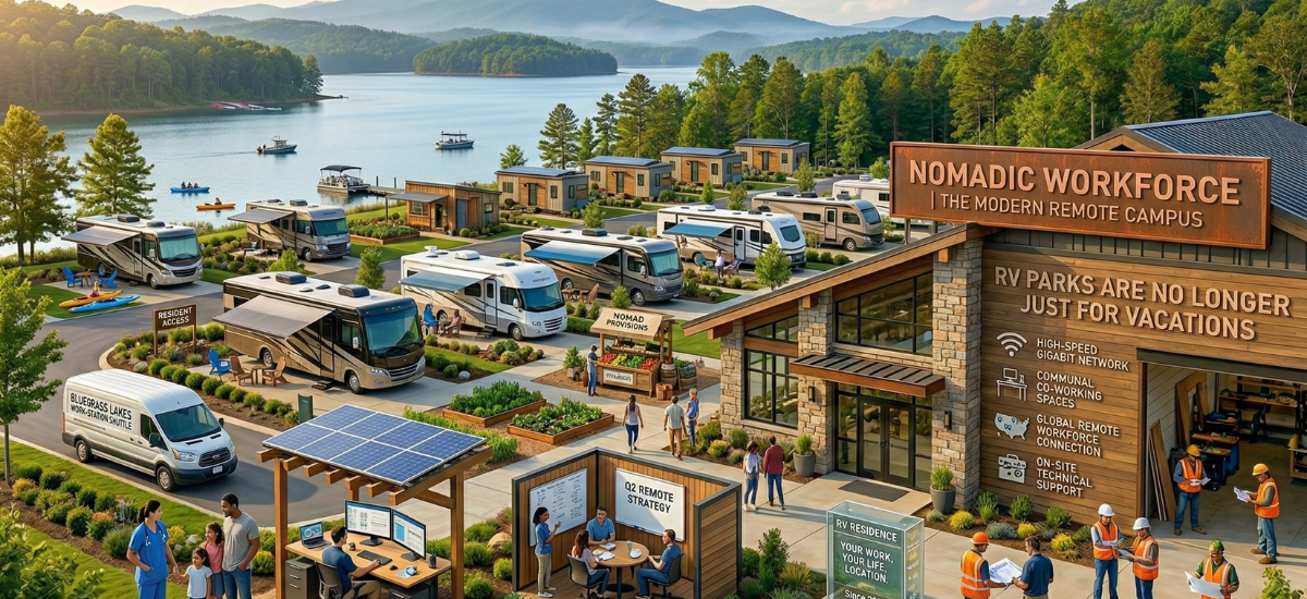 The Nomadic Workforce: Why RV Parks are No Longer Just for Vacations