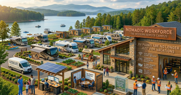The Nomadic Workforce: Why RV Parks are No Longer Just for Vacations